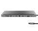 Перехідник для MacBook ZAMAX 11in1 (2xPD/2xUSB/4K HDMI/VGA/3.5mm/RJ45/SD/mSD) - Gray, ціна | Фото 1