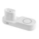 Док-станция STR 4 in 1 Wireless Charging Station for iPhone / Apple Watch / AirPods (WC-30-WH) - White, цена | Фото 2