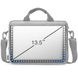 Сумка Tomtoc Casual Shoulder Bag A50 for MacBook 13-14" - Gray, ціна | Фото 3