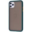 Матовый противоударный чехол MIC Matte Color Case for iPhone 12 Pro Max - Mint green/orange, цена | Фото