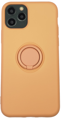Чохол із кільцем-тримачем MIC Ring Holder для IPhone 11 Pro Max - Yellow, ціна | Фото