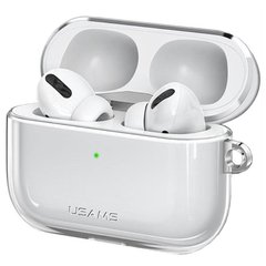 Чехол USAMS Clear Case (TPU) for AirPods Pro - White, цена | Фото