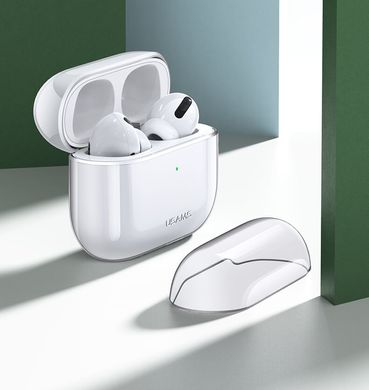 Чохол USAMS Clear Case (TPU) for AirPods Pro - White, ціна | Фото