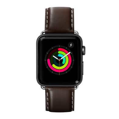 Ремінець LAUT OXFORD для Apple Watch 42/44/45 mm (Series SE/7/6/5/4/3/2/1) - Espresso (LAUT_AWL_OX_ES), ціна | Фото