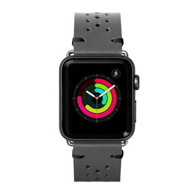 Ремешок LAUT HERITAGE для Apple Watch 42/44/45 mm (Series SE/7/6/5/4/3/2/1) - Slate Gray (LAUT_AWL_HE_GY), цена | Фото