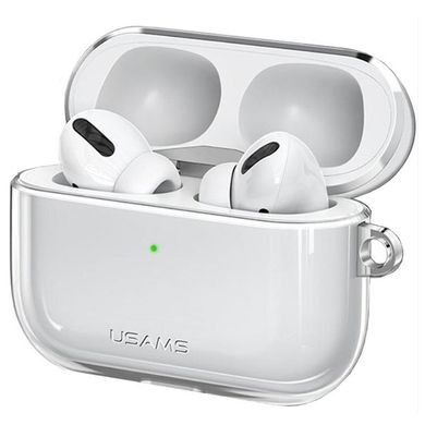 Чохол USAMS Clear Case (TPU) for AirPods Pro - White, ціна | Фото