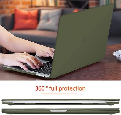 Пластиковый матовый чехол-накладка STR Matte Hard Shell Case for MacBook Pro 13 (2016-2020) - Mint Green, цена | Фото