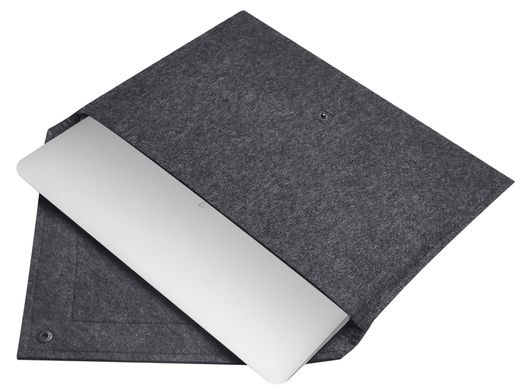 Войлочный чехол-конверт Gmakin для MacBook Pro 13 (2016-2022) | Air 13 (2018-2020) | Air 13.6 (2022-2024) M2/М3 - Black (GM23-13New), цена | Фото