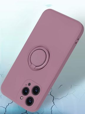 Чохол з кільцем-тримачем MIC WAVE Light Color Ring iPhone 11 - Purple, ціна | Фото