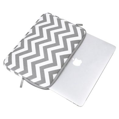 Чохол Mosiso Chevron Ultraslim for MacBook Air / Pro 13 - Gray (MO-CH13-GR), ціна | Фото