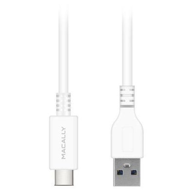 Cинхро-зарядний кабель Macally USB-C to USB A длиной 180 cm, ціна | Фото
