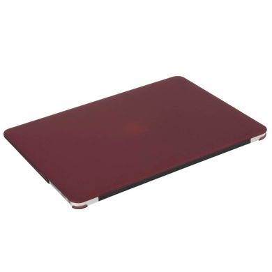 Пластиковый матовый чехол-накладка STR Matte Hard Shell Case for MacBook Air 13 (2012-2017) - Wine Red, цена | Фото