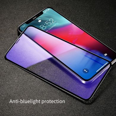 Защитное стекло Baseus Full Coverage Tempered Glass for iPhone Xs Max/11 Pro Max - Black (SGAPIPH65-KC01), цена | Фото