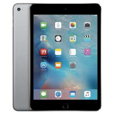 Apple iPad Mini 4 Wi-Fi+LTE Space Grey 128Gb (MK8D2, MK762), цена | Фото