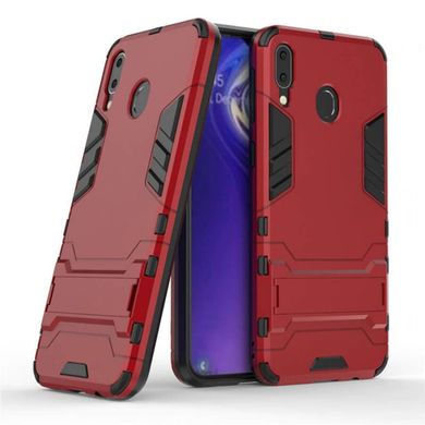 Протиударний чохол-підставка Transformer для Samsung Galaxy M20 з потужним захистом корпусу - Червоний / Dante Red, ціна | Фото