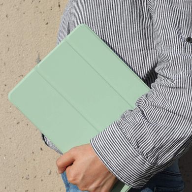 Чехол-книжка с держателем для стилуса STR Trifold Pencil Holder Case PU Leather for iPad 10.2 (2019/2020/2021) - Sky Blue, цена | Фото