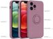 Чохол з кільцем-тримачем MIC WAVE Light Color Ring iPhone 11 - Purple, ціна | Фото 2