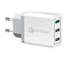 Зарядний пристрій STR Power Adapter 3 USB Port Quick Charge 3.0 - White, ціна | Фото 1