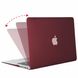 Пластиковый матовый чехол-накладка STR Matte Hard Shell Case for MacBook Air 13 (2012-2017) - Wine Red, цена | Фото 5