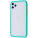 Матовый противоударный чехол MIC Matte Color Case for iPhone 12 Pro Max - Mint green/orange, цена | Фото 1