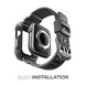 Ремешок с защитным чехлом SUPCASE UB Pro Wristband Case for Apple Watch 44 | 45 mm (Series 4|5|6|7|SE) - Dark Green, цена | Фото 3