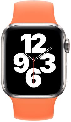 Силиконовый монобраслет STR Solo Loop for Apple Watch 41/40/38 mm (Series SE/7/6/5/4/3/2/1) (Размер S) - White, цена | Фото