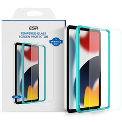 Защитное стекло с рамкой для поклейки ESR Premium Clear 9H Tempered Glass для iPad Mini 6 (2021), цена | Фото