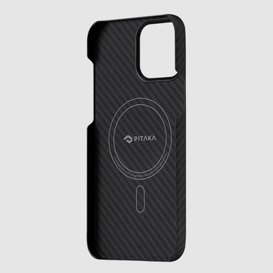 Чохол-накладка Pitaka MagEZ Case 2 with MagSafe for iPhone 13 Pro Max - Twill Black/Grey (KI1301PM), ціна | Фото