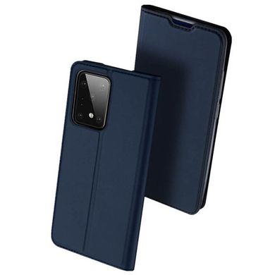 Чехол-книжка Dux Ducis с карманом для визиток для Samsung Galaxy S20 Ultra - Синий, цена | Фото