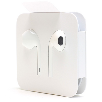 Оригинальные наушники Apple EarPods with Lightning Connector (MMTN2) (из комплекта), цена | Фото