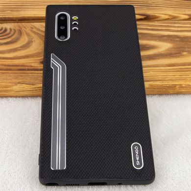 TPU чохол SHENGO Textile series для Samsung Galaxy Note 10 Plus - Червоний, ціна | Фото