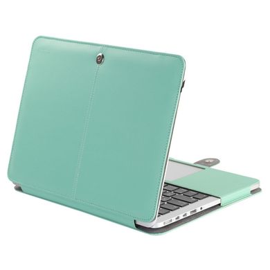 Чехол Mosiso Leather Book Case for MacBook Air 13' - Hot Blue, цена | Фото