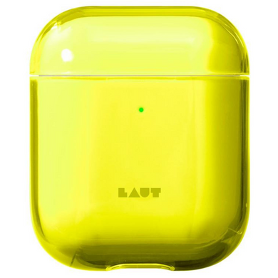 Чехол LAUT Crystal X Protective Case for AirPods - Acid Yellow (L_AP_CX_Y), цена | Фото