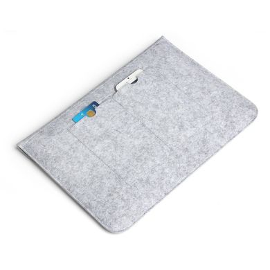 Повстяний чохол-конверт STR Felt Sleeve для MacBook Pro 16 (2019) / Pro 16 (2021) M1 / Pro Retina 15 (2012-2015) - Чорний, ціна | Фото