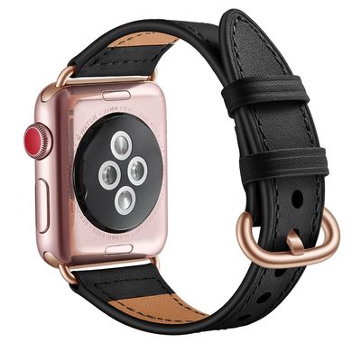 Ремінець JINYA Luna Leather Band for Apple Watch 38/40/41 mm (Series SE/7/6/5/4/3/2/1) - Rose Gold (JA4124), ціна | Фото