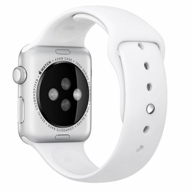Силиконовый спортивный ремешок STR Sport Band для Apple Watch 38/40/41 mm (S/M) - Black, цена | Фото