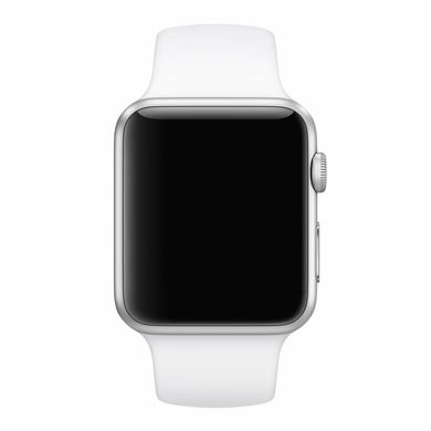 Силіконовий спортивний ремінець STR Sport Band для Apple Watch 38/40/41 mm (S/M) - Black, ціна | Фото