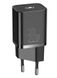 Зарядний пристрій Baseus Super Silicone PD Charger 30W (1Type-C) - White (CCSUP-J02), ціна | Фото