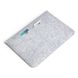 Повстяний чохол-конверт STR Felt Sleeve для MacBook Pro 16 (2019) / Pro 16 (2021) M1 / Pro Retina 15 (2012-2015) - Чорний, ціна | Фото 3