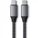 Кабель Satechi USB-C to USB-C Cable 100W Space Gray (2 m) (ST-TCC2MM), цена | Фото 6