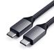Кабель Satechi USB-C to USB-C Cable 100W Space Gray (2 m) (ST-TCC2MM), цена | Фото 2