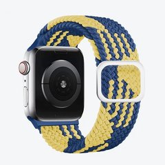 Тканевый регулируемый монобраслет STR Braided Solo Loop with Buckle для Apple Watch 42/44/45 mm - Grape Purple, цена | Фото