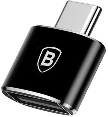Адаптер Baseus USB Female To Type-C Male Adapter Converter - Black (CATOTG-01), ціна | Фото