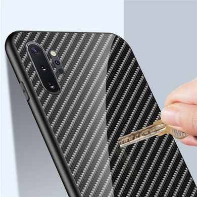TPU+Glass чехол Twist для Samsung Galaxy Note 10 Plus - Черный, цена | Фото