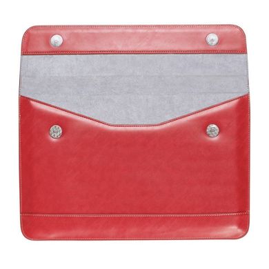 Чохол LENTION Split Leather Sleeve for MacBook 12 / Pro Retina 15 - Red, ціна | Фото