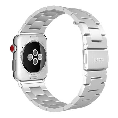 Ремешок HOCO Luxury Detachable Stainless Steel Band for Apple Watch 45/44/42 (Series SE/7/6/5/4/3/2/1) mm (Series SE/7/6/5/4/3/2/1) - Black, цена | Фото
