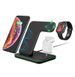 Док-станция STR Wireless Charger 3in1 Stand for iPhone/Watch/AirPods - White, цена | Фото 3