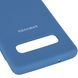 Чехол Silicone Cover (AA) для Samsung Galaxy S10 - Синий / Air Force Blue, цена | Фото 6