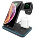 Док-станція STR Wireless Charger 3in1 Stand for iPhone/Watch/AirPods - Black, ціна | Фото 1