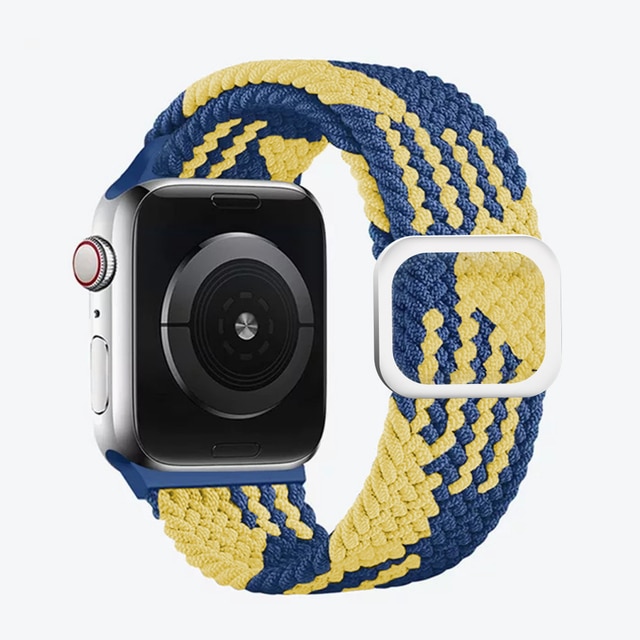 Тканевый регулируемый монобраслет STR Braided Solo Loop with Buckle для Apple Watch